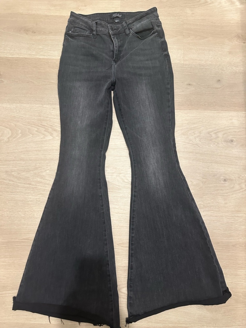 Judy Blue super flare black jeans